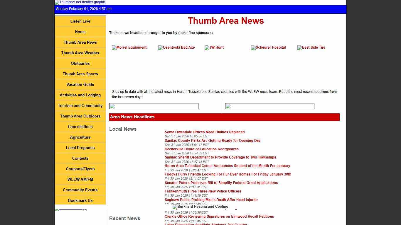 Thumb Area Headlines Thumbnet.net